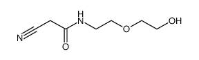 2-cyano-N-(2-(2-hydroxyethoxy)ethyl)acetamide Structure