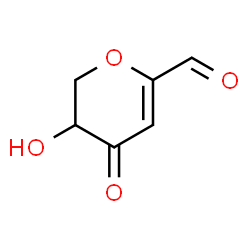 2H-Pyran-6-carboxaldehyde, 3,4-dihydro-3-hydroxy-4-oxo- (9CI)结构式