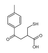 4-(4-methylphenyl)-4-oxo-2-(sulfanylmethyl)butanoic acid Structure