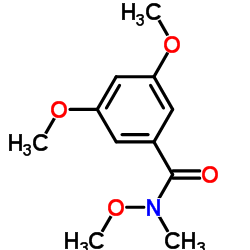 N,3,5-三甲氧基-n-甲基苯甲酰胺结构式