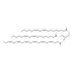 1,3-Dilinoleoyl-2-Docosahexaenoyl Glycerol结构式