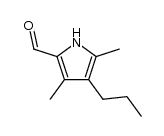 1H-Pyrrole-2-carboxaldehyde,3,5-dimethyl-4-propyl-(9CI)结构式