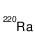 radium-220 Structure