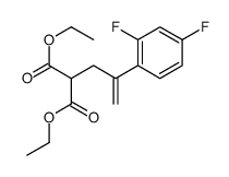 2-(2,4-Difluorophenyl)-2-propenyl-propanedioic Acid Diethyl Ester结构式
