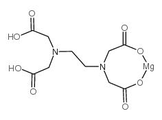 dihydrogen magnesium ethylenediaminetetraacetate Structure