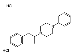 1-phenyl-4-(1-phenylpropan-2-yl)piperazine,dihydrochloride结构式