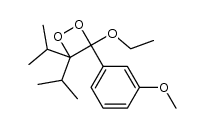 3-ethoxy-4,4-diisopropyl-3-(3-methoxyphenyl)-1,2-dioxetane结构式