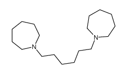 1-[6-(azepan-1-yl)hexyl]azepane Structure