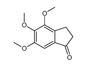 4,5,6-TRIMETHOXY-2,3-DIHYDRO-1H-INDEN-1-ONE structure