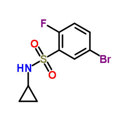 5-Bromo-N-cyclopropyl-2-fluorobenzenesulfonamide picture