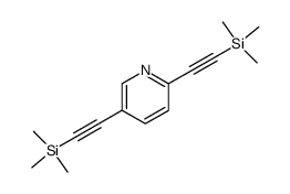 2,5-bis((trimethylsilyl)ethynyl)pyridine Structure