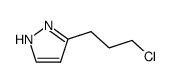3-(3-chloropropyl)-1H-pyrazole Structure