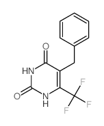 5-benzyl-6-(trifluoromethyl)-1H-pyrimidine-2,4-dione structure