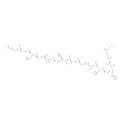 GLP-1 (7-36) amide (chicken, common turkey) trifluoroacetate salt structure