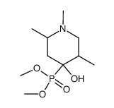1,2,5-trimethyl-4-dimethoxyphosphorylpiperid-4-ol Structure
