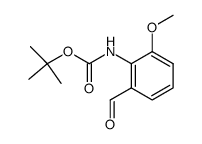 (2-FORMYL-6-METHOXY-PHENYL)-CARBAMIC ACID TERT-BUTYL ESTER Structure