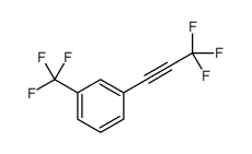 1-(Trifluoromethyl)-3-(3,3,3-trifluoro-1-propyn-1-yl)benzene Structure