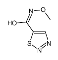 1,2,3-Thiadiazole-5-carboxamide,N-methoxy-(9CI)结构式