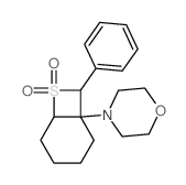 1-morpholin-4-yl-8-phenyl-7$l^{6}-thiabicyclo[4.2.0]octane 7,7-dioxide结构式