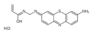 N-[(3-Imino-3H-phenothiazin-7-ylamino)methyl]acrylamide hydrochloride结构式