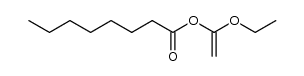 1-ethoxyvinyl octanoate Structure