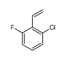 1-chloro-2-ethenyl-3-fluorobenzene Structure