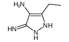 1H-Pyrazole-3,4-diamine,5-ethyl-(9CI) Structure