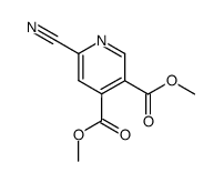 dimethyl 6-cyanopyridine-3,4-dicarboxylate Structure