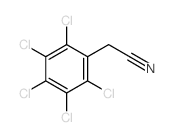 2-(2,3,4,5,6-pentachlorophenyl)acetonitrile结构式