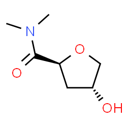 2-Furamide,tetrahydro-4-hydroxy-N,N-dimethyl-,trans-(8CI)结构式