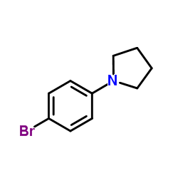 1-(4-溴苯基)吡咯烷结构式