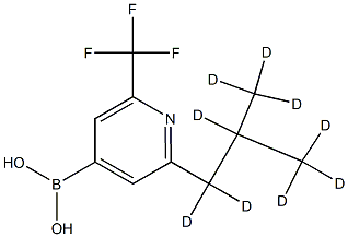 2-(iso-Butyl-d9)-6-trifluoromethylpyridine-4-boronic acid picture