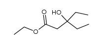 Ethyl 3-ethyl-3-hydroxypentanoate Structure