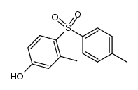 3-methyl-4-[(4-methylphenyl)sulfonyl]phenol Structure