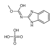 methyl N-(1H-benzimidazol-2-yl)carbamate,sulfuric acid结构式