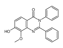 4(3H)-Quinazolinone,7-hydroxy-8-methoxy-2,3-diphenyl-结构式
