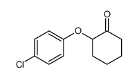 2-(4-chlorophenoxy)cyclohexan-1-one Structure