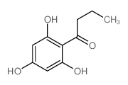 1-(2,4,6-三羟基苯基)丁烷-1-酮结构式