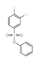 Benzenesulfonic acid,3,4-dichloro-, phenyl ester structure