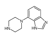 4-piperazin-1-yl-1H-benzimidazole结构式