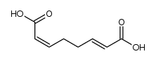 Octa-trans-2-cis-6-dien-1,8-disaeure Structure