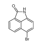 5-bromo-8-naphtholactam structure