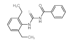 Benzamide,N-[[(2,6-diethylphenyl)amino]thioxomethyl]-结构式
