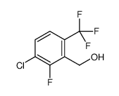 [3-Chloro-2-fluoro-6-(trifluoromethyl)phenyl]methanol结构式