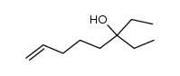 3-ethyl-7-octen-3-ol Structure