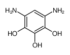 1,2,3-Benzenetriol,4,6-diamino- structure