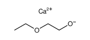 Calcium 2-ethoxyethoxide结构式
