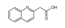 Quinolin-2-ylacetic acid structure