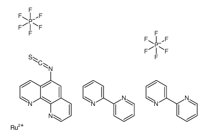 BIS(2 2'-BIPYRIDINE)-(5-ISOTHIOCYANATO-& Structure