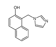 1-(imidazol-1-ylmethyl)naphthalen-2-ol结构式